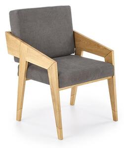 Poltrona imbottita Freedom in grigio scuro - H90 cm