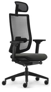 Sedus se:do pro light 2, sedia girevole con membrana in rete, supporto lombare e supporto lombare in antracite