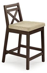 Sgabello da bar Borys Low in noce/Lars07 - H 83 cm