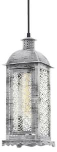 Eglo 49216 Lampada a sospensione vintage argento antico