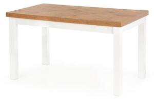 Tavolo allungabile Tiago in lancelot/bianco - L 140-220 x l 80 x h 76 cm