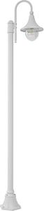 Lindby luce per esterni Daphne, 220 cm, bianco, metallo, E27
