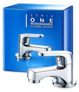 Rubinetto per lavabo cromato con cartuccia in Vetroceramica