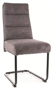 Sedia imbottita Berry Brego 18 grigio scuro