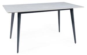 Tavolo Ivy in grigio/nero - L140xl80 cm