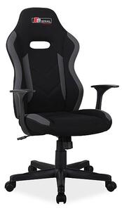 Sedia da ufficio Rapid in nero/grigio - H109 cm