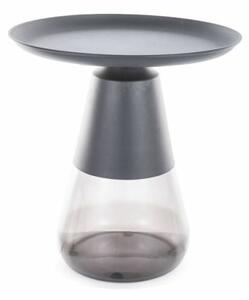 Tavolino da caffè Tiffany A in nero - ø50/h52 cm