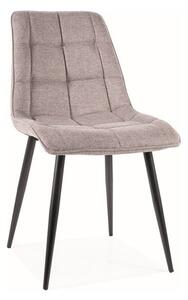 Sedia Chic Brego grigio07/nero