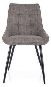 Sedia Klif Bjorn beige34 scuro/nero