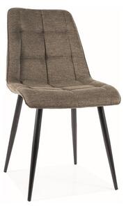Sedia Chic Brego oliva77/nero