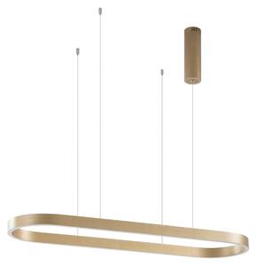 Lucande Smart LED lampada a sospensione Melinay, oro, CCT, Tuya