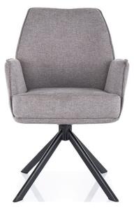 Sedia Hugo Brego grigio07/nero
