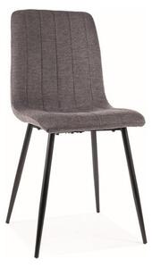 Sedia Alan Brego grigio18/nero