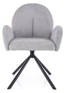 Sedia Planet Raven grigio 06/nero
