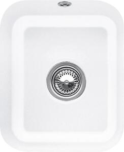 V&B lavello sottopiano Cisterna 45 m, eccentrico, bianco alp CeramicPlus