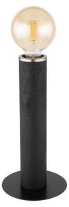 Lampada da tavolo a LED, legno, nero opaco, H 30,5 cm