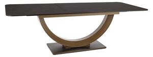 Tavolo allungabile Wilson Ceramic Ossido marrone/marrone antico - L180-240 cm