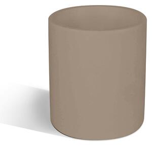 Vaso Porta vaso, in polietilene BAROCCO Dimensione 35x h40 cm Modello Ionico spessore 2 mm colore Tortora
