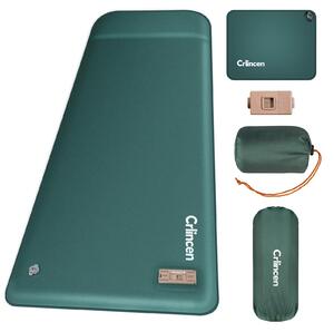Materasso gonfiabile, dimensioni 195x67 cm, imbottitura in memory foam di 8 cm, valore R di 9,5, pompa USB-C