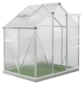 Serra in alluminio Westmann Flora 64 argento 132x190x201 cm