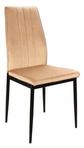 Sedia Atom velluto beige velluto Blu28