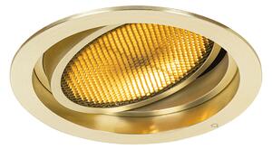 Moderne inbouwspot goud verstelbaar - Coop 111 Honey