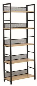 Scaffale Raw R5 in rovere/nero opaco