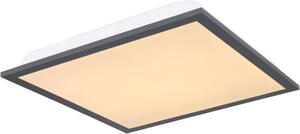 GLOBO Illuminazione Plafoniera DORO LWH 30x30x6 cm bianco Lampada da soffitto