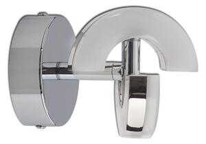 Näve 1 spot da parete e soffitto Luna - metallo, plastica - cromo, opale; 1220342