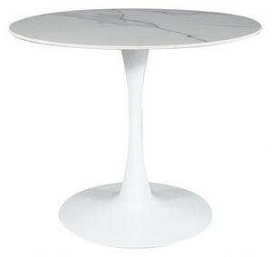 Tavolo rotondo Espero bianco - ø90/h75 cm