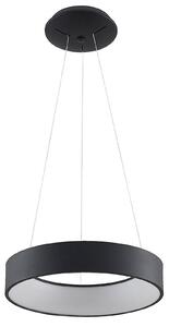 Arcchio LED a sospensione Aleksi, Ø 45 cm, nero, metallo, CCT
