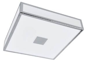 Lampada da soffitto per bagno Lindby Eniola, 30 cm, bianco/grigio, IP44