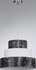 Lampada a sospensione nero bianco E27 Ø 38 cm tavolo da pranzo soggiorno