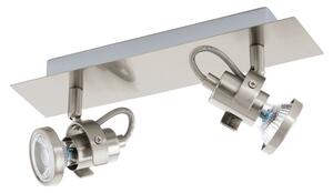 Eglo 94145 Tukon 3 LED Spot 2 x 33 W acciaio nichel finitura opaca