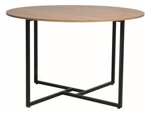 Tavolo rotondo Alto in rovere/nero - ø120/h76 cm