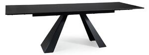 Tavolo allungabile Salvadore Ceramic SAHARA NOIR nero/nero opaco - L160-240 cm