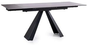Tavolo allungabile Salvadore Ceramic II CORSO GREY/nero opaco - L120-180 cm