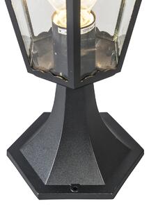 Base lanterna classica da esterno nera 48 cm IP44 - New Orleans