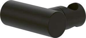 Supporto per doccetta V&B Universal Showers rotondo, a parete, nero opaco