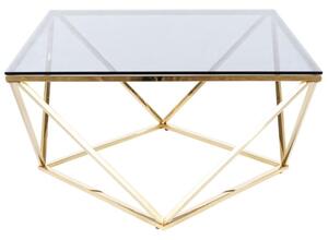 Tavolino da caffè Argento A in oro - H45
