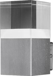 LEDVANCE lampada da parete e soffitto LED, luce per esterni, ENDURA STYLE CRYSTAL / 4,50 W, 220...240 V, bianco caldo, 3000 K, materiale dell'alloggiamento: acciaio, IP44