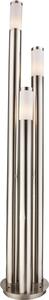 Globo Lighting Luce per esterni in acciaio inox, 3x E27 LED