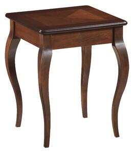 Tavolino da caffè Padova C in noce scuro - L45 x l45 x h55 cm
