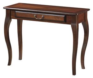 Tavolino da caffè Padova D in noce scuro - L104 x l40 x h75 cm