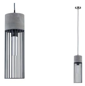Paulmann Neordic Henja Concrete Luce a sospensione Grigio Ferro 79618 Rotondo