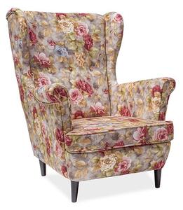 Poltrona imbottita Lord Coral WM25/wenge