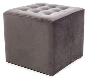 Sgabello Lori Velvet Grey 14 - 39x39x34 lxLxH cm