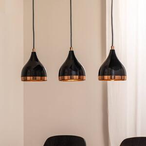 Lampada a sospensione Yildo Opviq, dimmerabile, Nero, Soggiorno / Sala da pranzo, Metallo, Lampada a sospensione