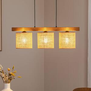 Lampada a sospensione Forest Duolla, dimmerabile, Marrone / Ruggine, Soggiorno / Sala da pranzo, Legno, Lampada a sospensione