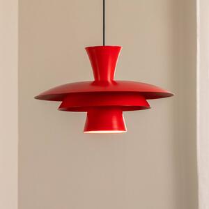Lampada a sospensione Plato Luminex, dimmerabile, Rosso, Soggiorno / Sala da pranzo, Metallo, Moderno, Lampada a sospensione